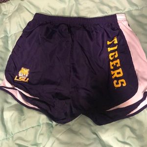 LSU running shorts